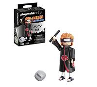 PLAYMOBIL Naruto 71108 Pain mit roten Haaren, Stirnband, Chakra Stangen und Stei