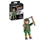 PLAYMOBIL Naruto 71111 Guy in grünen Outfit mit orangefarbenen Stulpen und blaue