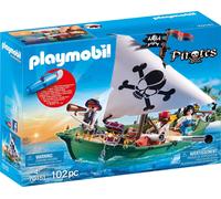 Playmobil NAVE PIRATA Playset FIGURE e MOTORE subacqueo RARA Serie Pirates 70151