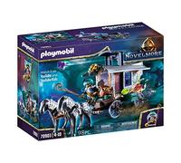 PLAYMOBIL Novelmore 70903 Violet Vale, Carrozza del Mercante, Giocattoli per Bambini dai 4 Anni