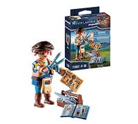 Playmobil novelmore 71302 dario con strumenti, giocattolo per bambini dai 4 anni in su