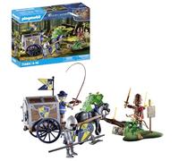 PLAYMOBIL Novelmore 71484 Assalto al forziere Reale, Battaglia per la concquista dell'oro del Drago, Novelmore Contro Burnham, Giochi di Ruolo, Giocattolo Realistico per Bambini dai 4 Anni in su