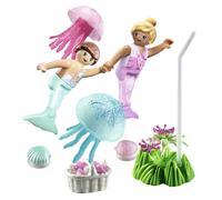 Playmobil 71504 Princess Magic: Mermaid Children with Jellyfish, magical underwa