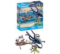 Playmobil 71419 pirata con piovra gigante per bambini dai 4 anni