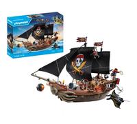 PLAYMOBIL Pirates 71530 Galeone dei pirati, emozionante battaglia navale e ricerca del tesoro segreto, inclusi cannoni, proiettili e tanti accessori, giocattolo per bambini dai 4 anni in su