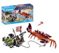 PLAYMOBIL Pirates 71532 Kampf gegen die Riesenkrabbe, epische Seeschlacht, inklu