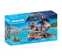 PLAYMOBIL | Pirati | Zattera dei pirati | Giocattolo Pirata | Personaggio Pirata | Giocattoli per bambini dai 4 anni in su | 71794