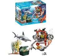 PLAYMOBIL | Promo Pack | Caccia al tesoro con sottomarino | Giocattolo da 4 anni | Regalo per bambini | Avventura sottomarina con figure e accessori | 71860