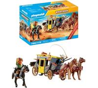 PLAYMOBIL | Promo Pack | Rapina alla diligenza | Giocattolo da 4 anni | Regalo per bambini | Set di gioco avventuroso con figure e cavalli | 71862