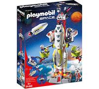 PLAYMOBIL Space 9488 - Razzo spaziale con rampa di lancio, Dai 6 anni