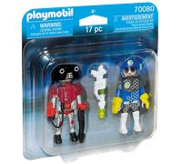 PLAYMOBIL Duo Pack 70080, Agente Spaziale e Bandito per Bambini dai 4 Anni