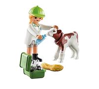 PLAYMOBIL Special Plus 70252, Veterinaria con Vitellino, dai 4 Anni
