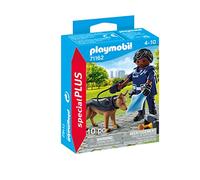 Playmobil special plus 71162 agente con cane poliziotto per bambini dai 4 anni in su