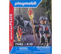 PLAYMOBIL Special Plus 71482 Guerriero con Lupo, Giocattolo per Bambini dai 4 Anni