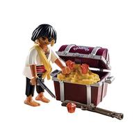 Playmobil special Plus 9358, Pirata con Scrigno del Tesoro giovattolo per bambini dai 4 anni