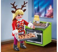 Playmobil Special Plus Christmas Set 70877 Panettiere con tagliabiscotti NUOV...