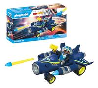 PLAYMOBIL Speedy Space Jet Set da gioco con statuine, Jet spaziale sfrecciante