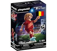 PLAYMOBIL Sport & Actio Giocatore Belgio per i Tutti i Tifosi di Calcio dai 4 Anni