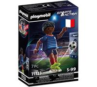 PLAYMOBIL Sport & Action 71123 Giocatore Francia A per Veri Tifosi dai 5 Anni