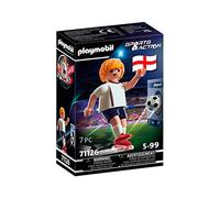 PLAYMOBIL Sport & Action 71126 Giocatore Inghilterra per Veri Tifosi dai 5 Anni