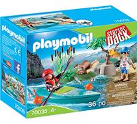 PLAYMOBIL Starter Pack 70035, Allenamento in Canoa, dai 4 Anni