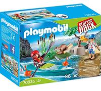 PLAYMOBIL Starter Pack 70035, Allenamento in Canoa, dai 4 Anni