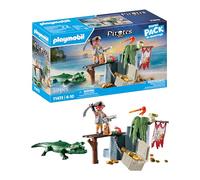 COSTRUZIONE PLAYMOBIL PIRATA CON ALLIGATORE