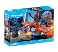 Playmobil Super Eroi Eroe E Il Suo Drone Volante Vs Ninja 71833 39 pezzi