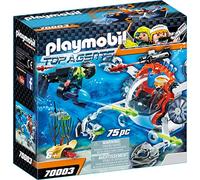 Playmobil Top Agents – Granchio Subacqueo dello Spy Team 70003, dai 6 anni, Multicolore