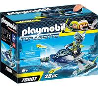 PLAYMOBIL Top Agents 70007, Moto d'Acqua Shark Team per Bambini dai 4 Anni