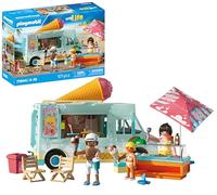 PLAYMOBIL Ice Cream Truck with Surf Shop Set da gioco con statuine