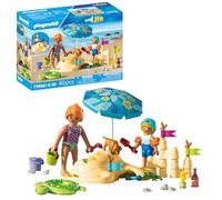 PLAYMOBIL Family Fun at the Beach Set da gioco con statuine