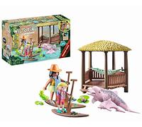 Playmobil wiltopia 71143, escursione tra i delfini di fiume dai 4 anni in su
