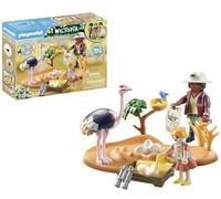 Playmobil Wiltopia Struzzo Nido Animale Safari Imitazione Gioco 71296