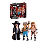 PLAYMOBIL | WWE® | Attitude Era Multipack | Set di personaggi con Undertaker, Stone Cold Steve Austin e Triple H | Per fan da 5 anni | 71957