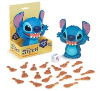 PlayMonster Disney Stitch Laughing Game - Un Gioco di Rapidità dai 6 Anni | Personaggio elettronico con suoni dadi e gettoni compresi - divertimento tra famiglia e amici - 2 giocatori - batterie