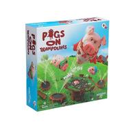 PlayMonster Maiali sui trampolini | Divertente gioco per bambini con maiali rimbalzanti | Gioco per famiglie frenetico | Dai 6 anni in su