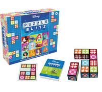 Disney puzzle blitz - gioco da tavolo per bambini 8+ e famiglie - sfida di velocità, logica e osservazione - 100 sfide, 4 livelli - per 2-4 giocatori