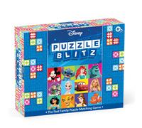 Disney puzzle blitz - gioco da tavolo per bambini 8+ e famiglie - sfida di velocità, logica e osservazione - 100 sfide, 4 livelli - per 2-4 giocatori