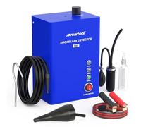 PLAYOCCAR Detector di perdite di Fumo per Automobili 12V, perdite di Carburante, rilevamento perdite di Vuoto per Tutte Le Auto;con Pompa Aria Integrata.