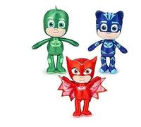 Playoff 3 PELUCHE PJ MASK SUPER PIGIAMINI PELUCHE 22 CM PLAY BY PLAY SET COMPLETO DA 3 PEZZI IDEA REGALO