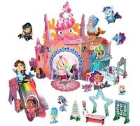 Playper Set da gioco costruibile con castello di sirena, 22 pezzi, 8 sirene, età 3+