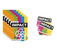PLAYROOM Impact Flip Basic Set - Strumento per workshop di pensiero sostenibile con schede SDG - Certificazione FSC® - 7 pezzi DIY framework - lingua tedesca