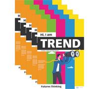 PLAYROOM Trend FLIP - Set di 5 blocchi di carta per future Thinking Workshop, in lingua inglese