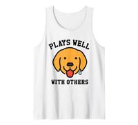Plays Well Others Dog Canotta