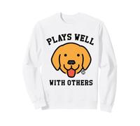 Plays Well Others Dog Felpa