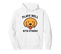 Plays Well Others Dog Felpa con Cappuccio