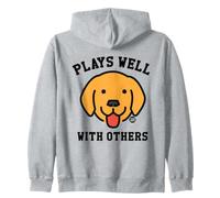 Plays Well Others Dog Felpa con Cappuccio