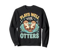 Plays Well with Otters Felpa