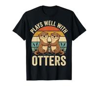 Plays Well with Otters Maglietta